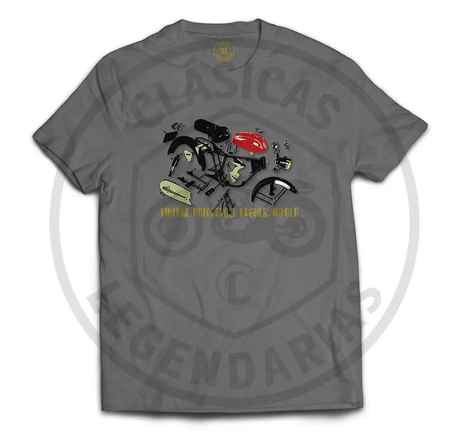 CAMISETA MONTESA VINTAGE MOTORCYCLE FRAMES IMPALA
